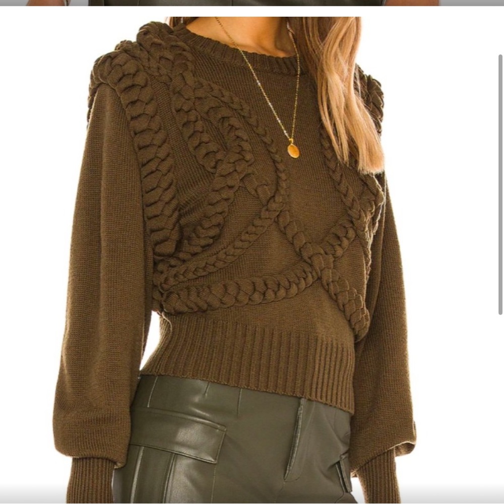 RONNY KOBO Yeva Cable Knit Sweater - Picture 2 of 12